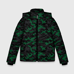 Куртка зимняя для мальчика Точечный камуфляжный узор Spot camouflage pattern, цвет: 3D-светло-серый