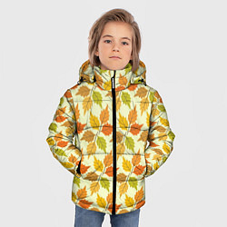 Куртка зимняя для мальчика Осенний марафон, цвет: 3D-черный — фото 2