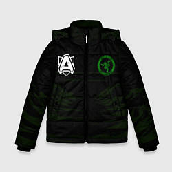 Куртка зимняя для мальчика Alliance uniform, цвет: 3D-черный