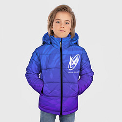 Куртка зимняя для мальчика Nigma Galoxy форма, цвет: 3D-красный — фото 2