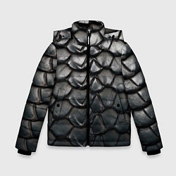 Зимняя куртка для мальчика Кожа черной мамбы