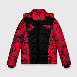 Зимняя куртка для мальчика T1 форма red