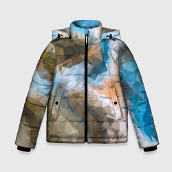 Куртка зимняя для мальчика Spirit pattern, цвет: 3D-светло-серый