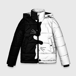 Зимняя куртка для мальчика Котики Инь-Янь