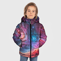 Куртка зимняя для мальчика На задворках вселенной, цвет: 3D-красный — фото 2