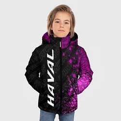 Куртка зимняя для мальчика Haval pro racing: по-вертикали, цвет: 3D-черный — фото 2