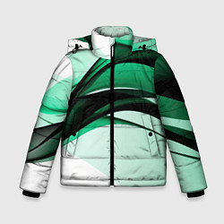 Куртка зимняя для мальчика White green black, цвет: 3D-красный