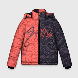 Куртка зимняя для мальчика Strey Kids x Anime, цвет: 3D-красный