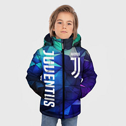 Куртка зимняя для мальчика Juventus logo blue, цвет: 3D-черный — фото 2