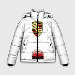 Зимняя куртка для мальчика Porsche car