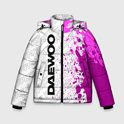 Куртка зимняя для мальчика Daewoo pro racing: по-вертикали, цвет: 3D-черный