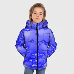 Куртка зимняя для мальчика Темно-синий мотив, цвет: 3D-светло-серый — фото 2