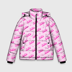 Зимняя куртка для мальчика Паттерн - Барби и сердечки