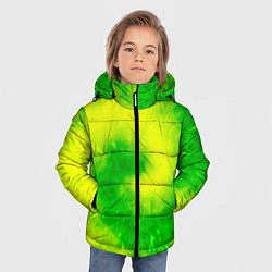 Куртка зимняя для мальчика Тай-дай Солнечный луч, цвет: 3D-черный — фото 2