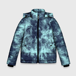 Куртка зимняя для мальчика Tie-Dye дизайн, цвет: 3D-черный