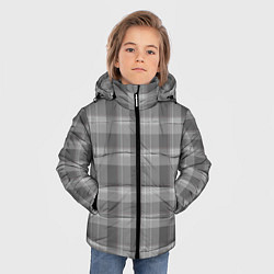 Куртка зимняя для мальчика Узор клетчатый, цвет: 3D-красный — фото 2