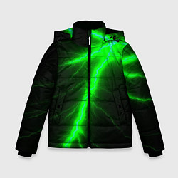 Куртка зимняя для мальчика Зеленый разряд молнии, цвет: 3D-красный