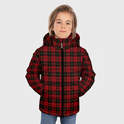 Куртка зимняя для мальчика Pajama pattern red, цвет: 3D-черный — фото 2