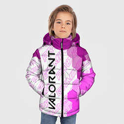 Куртка зимняя для мальчика Valorant pro gaming: по-вертикали, цвет: 3D-черный — фото 2
