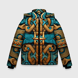 Зимняя куртка для мальчика Орнамент в норвежском стиле