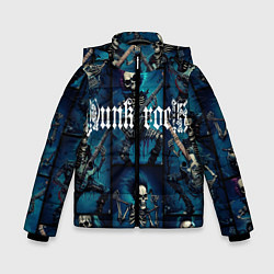 Зимняя куртка для мальчика Punk rock от скелетов