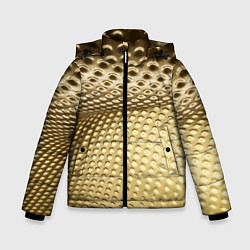 Зимняя куртка для мальчика Золотая сетка абстракция