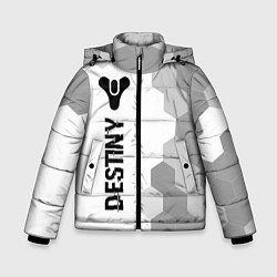 Зимняя куртка для мальчика Destiny glitch на светлом фоне по-вертикали