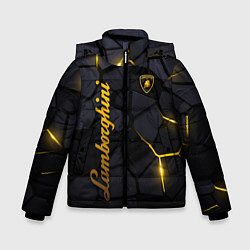 Зимняя куртка для мальчика Lamborghini - плиты с эффектом свечения