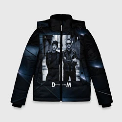 Куртка зимняя для мальчика Depeche Mode - Мартин и Дэйв, цвет: 3D-черный