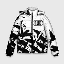 Зимняя куртка для мальчика PUBG black birds