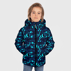 Куртка зимняя для мальчика Голубые раки, цвет: 3D-черный — фото 2