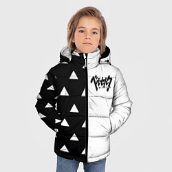 Куртка зимняя для мальчика Berserk triangle anime, цвет: 3D-светло-серый — фото 2