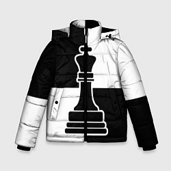 Зимняя куртка для мальчика Шахматы - ферзь