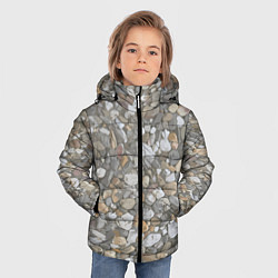 Куртка зимняя для мальчика Путь по гравию, цвет: 3D-светло-серый — фото 2