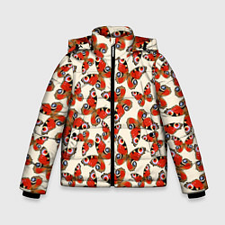Зимняя куртка для мальчика Бабочки хамелеоны