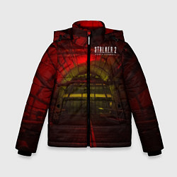 Куртка зимняя для мальчика STALKER 2 подземная лаборатория, цвет: 3D-красный