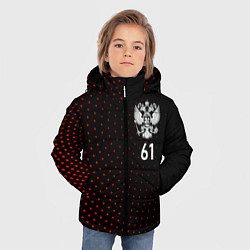Куртка зимняя для мальчика Точки: Ростовская область, цвет: 3D-черный — фото 2