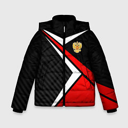 Куртка зимняя для мальчика Russia - black and red, цвет: 3D-черный