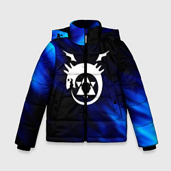 Куртка зимняя для мальчика Fullmetal Alchemist soul, цвет: 3D-светло-серый