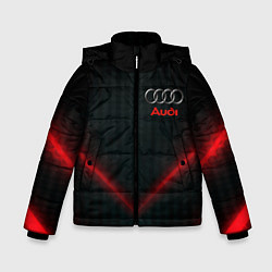 Зимняя куртка для мальчика Audi stripes neon