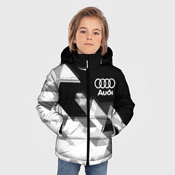 Куртка зимняя для мальчика AUDI geometry sport, цвет: 3D-светло-серый — фото 2