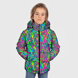 Куртка зимняя для мальчика Refraction of colors, цвет: 3D-светло-серый — фото 2