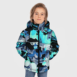 Куртка зимняя для мальчика Chicken Gun разборка, цвет: 3D-черный — фото 2
