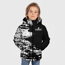 Куртка зимняя для мальчика Counter Strike go - pattern, цвет: 3D-светло-серый — фото 2