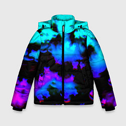 Куртка зимняя для мальчика Marshmello neon space, цвет: 3D-черный
