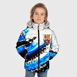 Куртка зимняя для мальчика Barcelona fc club, цвет: 3D-красный — фото 2