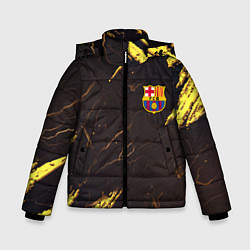 Зимняя куртка для мальчика Barcelona краски текстура