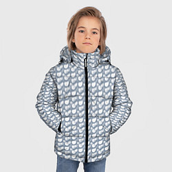 Куртка зимняя для мальчика Бутоны, цвет: 3D-черный — фото 2