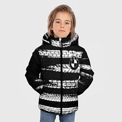 Куртка зимняя для мальчика BMW спорт краски шины, цвет: 3D-светло-серый — фото 2