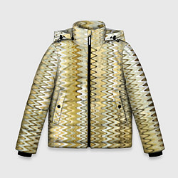 Зимняя куртка для мальчика Золотистый волнистый